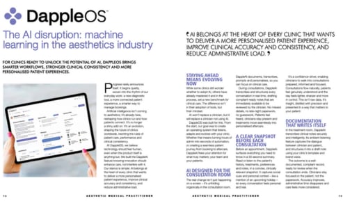 Article image for The AI disruption: Machine learning in the aesthetics industry