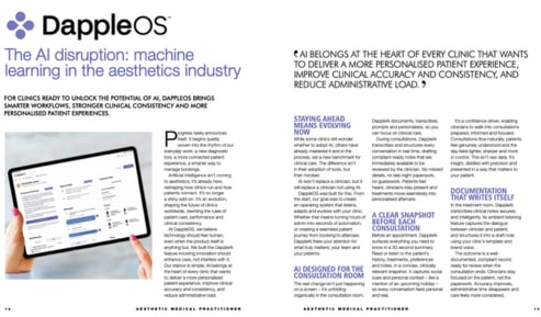 Article image for The AI disruption: Machine learning in the aesthetics industry