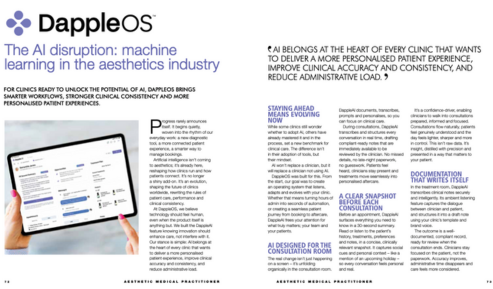 Article image for The AI disruption: Machine learning in the aesthetics industry